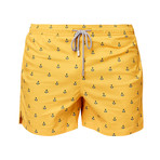 Anchor Swim Short // Yellow (XL)
