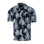 Palm Trees Shirt // Navy (L)