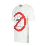 Unisex Logo T- Shirt // White + Red (XS)