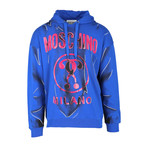 Men's Logo Hooded Sweatshirt // Bluette + Fuchsia (Euro: 47)