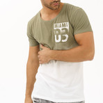 Miami Zero3 T-Shirt // Khaki (S)