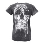 Skull Back T-Shirt // Black (S)