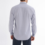Santino Button-Up Shirt // White + Black (2XL)