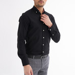 Emilio Button-Up Shirt // Black (L)