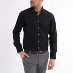 Emilio Button-Up Shirt // Black (M)