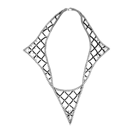 Stefan Hafner 18k White Gold Diamond Necklace