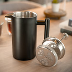 Press Double-Wall Insulated French Press // Black (11.8oz)