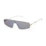 Men's Mercures 0900-99KU Sunglasses // Crystal + Gray Silver