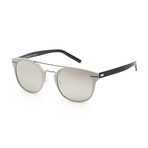 Men's AL135S-0UFO-520J Sunglasses // Matte Silver + Blue + Gray Silver
