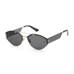 Men's 0233S-0010-62A9 Sunglasses // Palladium + Gray Silver