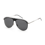 Men's 0217S-0CSA-59UE Sunglasses // Black Palladium + Gray Blue