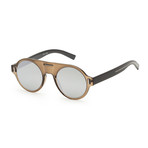 Men's Fraction 2S-03Y5-4783 Sunglasses // Khaki + Gray Silver