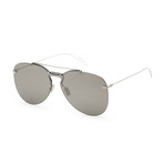 Men's 0222S-0010-99C6 Sunglasses // Palladium + Gray Silver