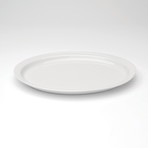 Essentials 12" Oval Porcelain Platter // Set of 2 // Hotel