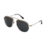 Prada // Men's 58OS ZVN5S0 Sunglasses // Gray