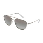 Prada // Men's 50US 1BC5O0 Sunglasses // Gray Gradient + Silver Mirror