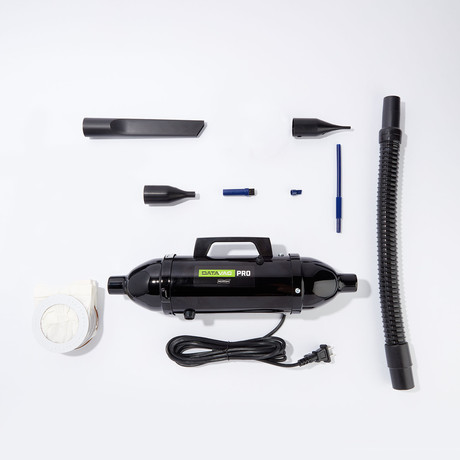 DataVac® Pro Series // MDV-1BA Computer Vacuum/Blower Duster // Micro Cleaning Tools + 10 Disposable Bags