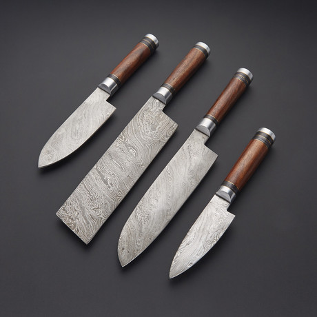 4 Piece Kitchen Knife Set