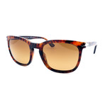 Persol // Men's PO3193S-108-M2 Square Sunglasses // Havana + Brown