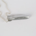 Story Bomb Silver Necklace