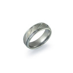 Diamond Cut Ring // 7mm (9.5)