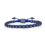 Cube Bracelet // Bright Blue
