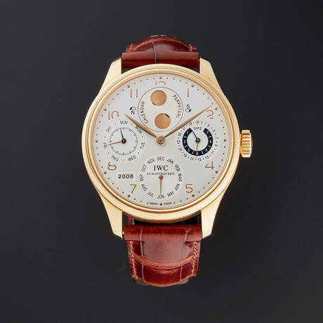 IWC Portuguese 7 Day Perpetual Calendar Automatic // IW502107 // Pre-Owned