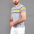 Warren Tricot Polo Shirt // Gray (L)