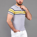 Warren Tricot Polo Shirt // Gray (L)