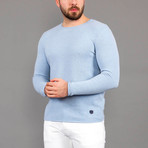 Toby Tricot Sweater // Light Blue (XL)