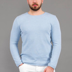 Toby Tricot Sweater // Light Blue (M)
