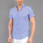 Dante Short Sleeve Button Up Shirt // White (L)
