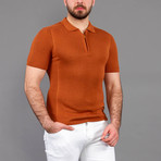 Carlos Tricot Polo Linen Shirt // Tobacco (XL)