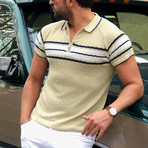 Kevin Tricot Polo Shirt // Beige (S)