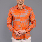 Alfredo Button Up Shirt // Orange (S)