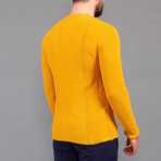 Reid Tricot Sweater // Mustard (L)