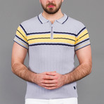 Warren Tricot Polo Shirt // Gray (XL)