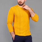 Reid Tricot Sweater // Mustard (M)