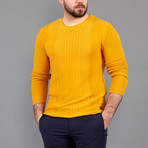Reid Tricot Sweater // Mustard (M)