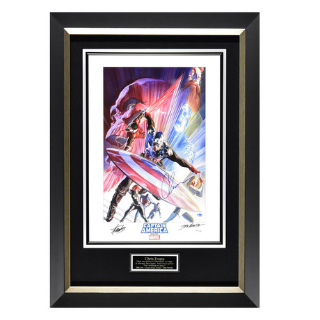 Captain America // Autographed Display 