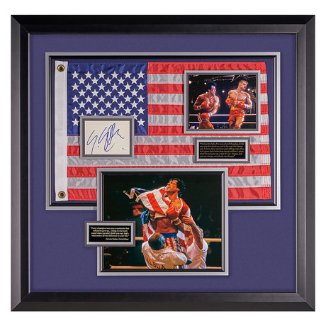 Rocky IV // Autographed Display 