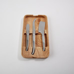 Laguiole Intuition 3-Piece Cheese Knife Set