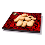 Mother Of Pearl // Accent Tray (Red)