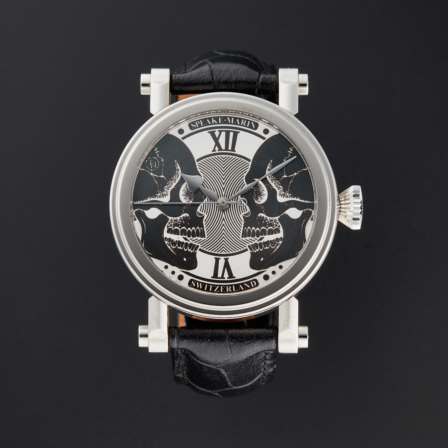 Speake Marin Piccadilly Face To Face Skulls Automatic Unworn