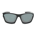 Cassette Polarized Sunglasses // Black Two-Tone // Interchangeable Lenses
