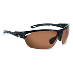 Tach Polarized Sunglasses // Black // Interchangeable Lenses