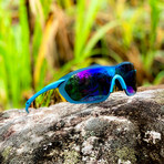 Fixie Dash Sunglasses // Aluminum Blue