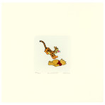 Winnie The Pooh + Tigger // Hand Painted Sowa & Reiser Etching #D/500 (Unframed)