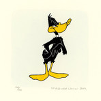 Daffy Duck Hand Painted Sowa & Reiser Etching #D/500 (Unframed)