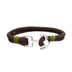 Paracord Anchor Bracelet // Brown